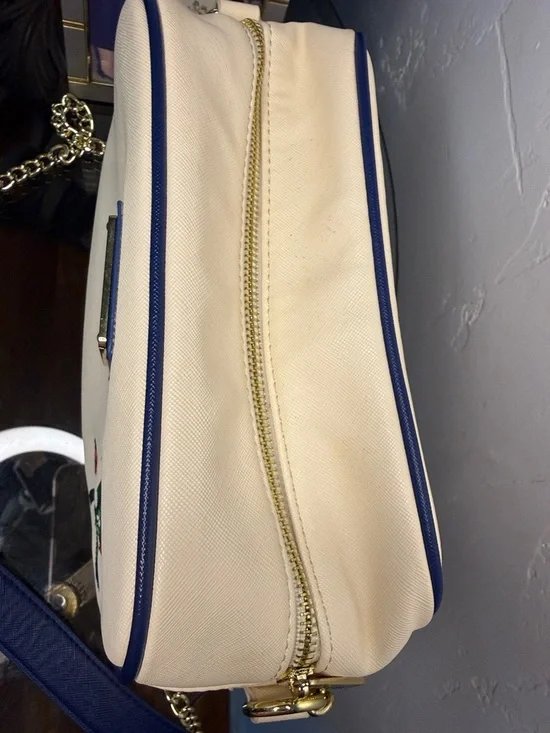 Loungefly Disney Beauty and the Beast Laser-Cut Stained Glass Crossbody Bag - Picture 3 of 7